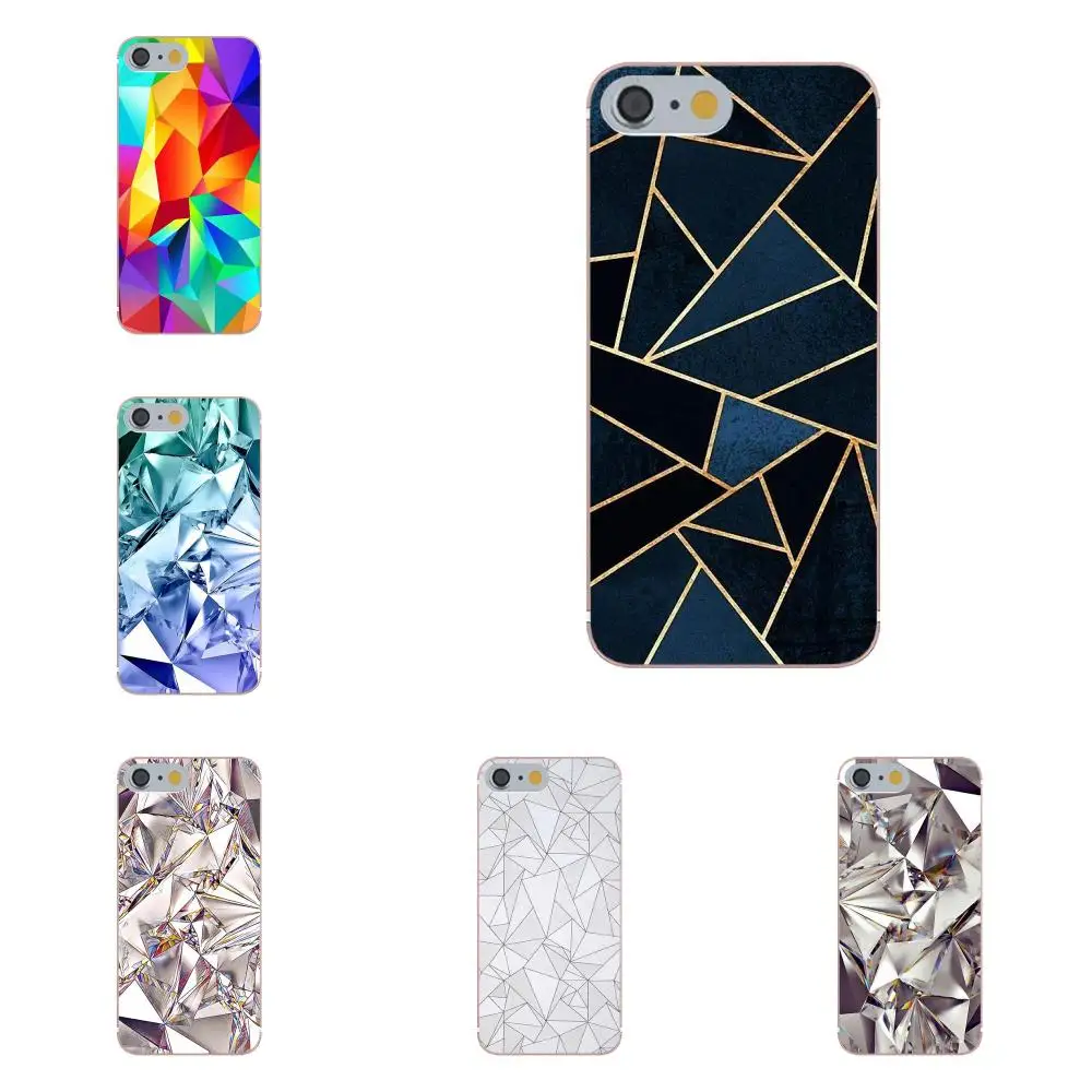 Топаз рубиновый кристалл Hon Dazed геометрический для HTC Desire 530 626 628 630 816 820 One A9 M7 M8 M9 M10