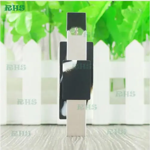 black white 2 шт силиконовый держатель для телефона для Juul, Juul ожерелье, толстый резиновый держатель Juul для задней части телефона juul держатель - Цвет: black white