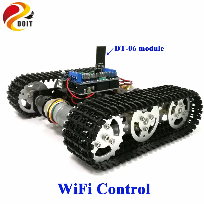 Умный танк с Wi-Fi управлением машина гусеничный робот Competition совместим Arduino UNO |