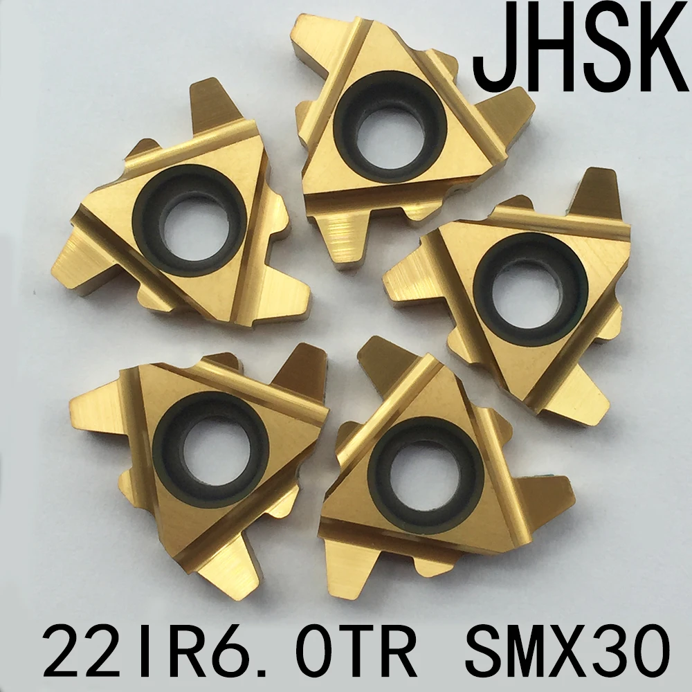 

10 шт. 22IR 6.0TR SMX30 22IR 6.0TR SMX35 твердосплавная вставка для резьбы токарный инструмент сверлильный стержень TR6.0 лезвие
