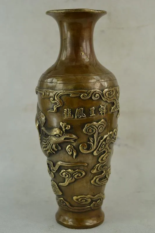 Медь латунь китайский ремесла украшения Старый оформлен Замечательные