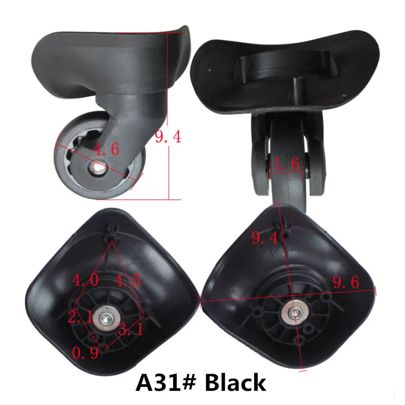 Сменные вертушки для багажа дорожные чемоданы ремонта сменные колеса багажа/чемоданов A31 #|replacment spinner luggage