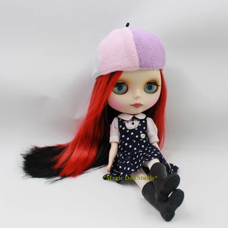 Кукла блайз с черными и красными волосами 11 5 дюйма|big head doll|doll dollblythe doll |