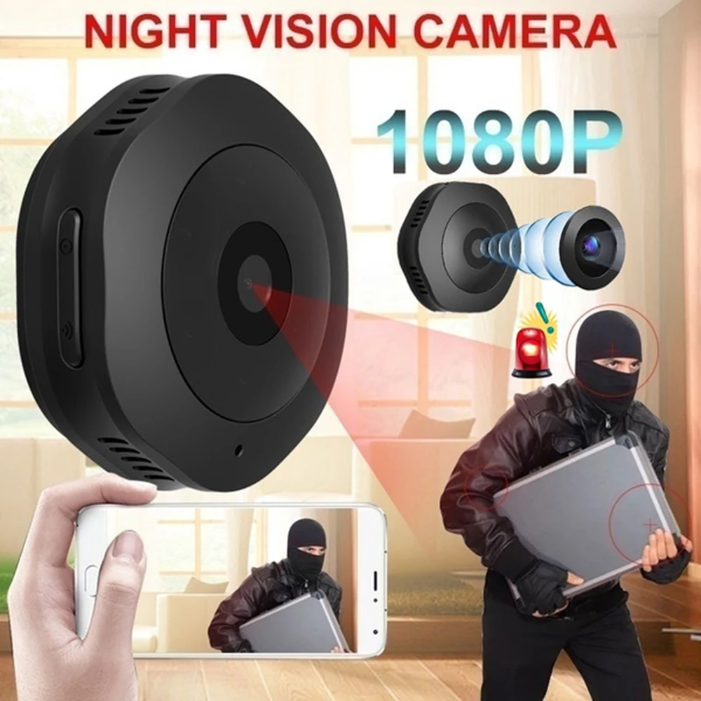 Беспроводная Wi-Fi маленькая мини-камера 1080 P HD ночного видения сетевой видеорегистратор DV регистратор движения видеокамера камера видеонаблюдения