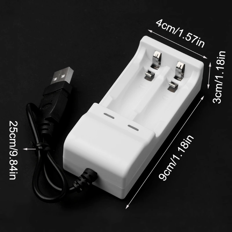 Интеллектуальное зарядное устройство с 2 слотами 1 в USB для перезаряжаемых никель