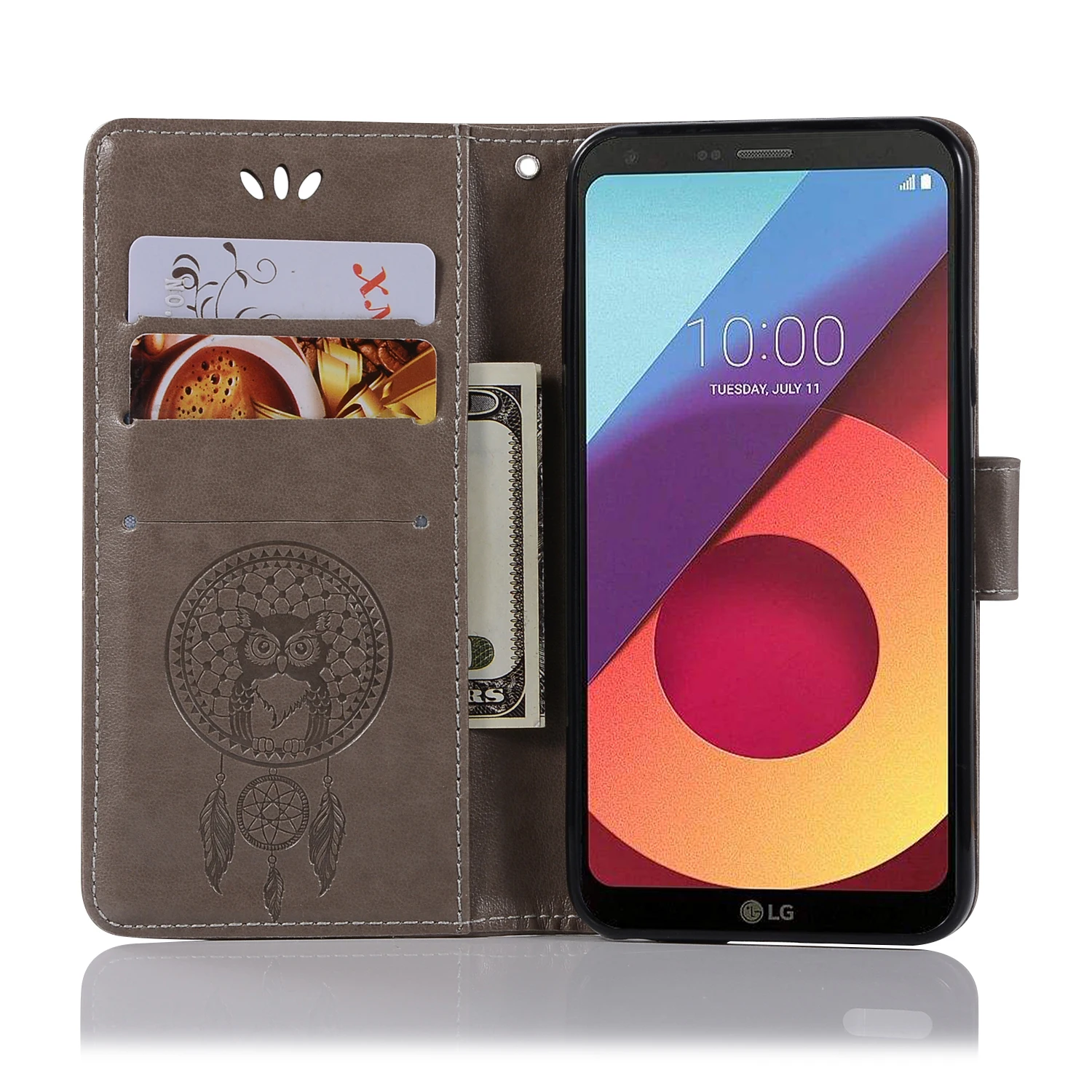 Чехол-книжка для LG Q6 чехол Plus M700DSK кожаный телефона M700A M700AN M700 TV A M700F | Мобильные