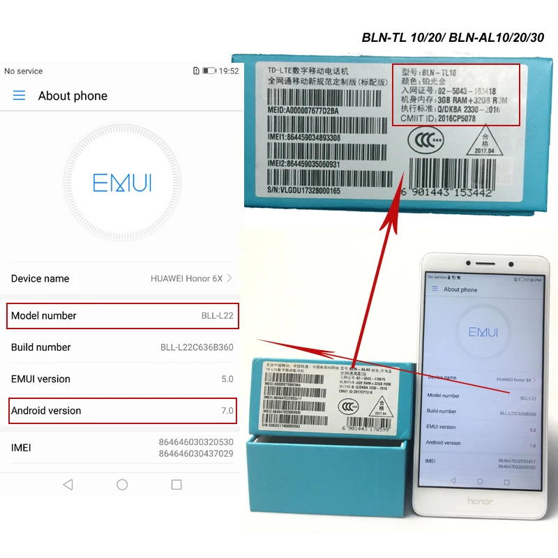Глобальной прошивки Huawei Honor 6X OTA обновление двойной сзади Камера 12MP 4 г FDD LTE
