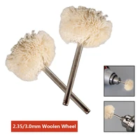 wool polishing wheel with 2 35mm3 0mm shanks 10pcs buffing pad brush set dremel accessories for rotary tools