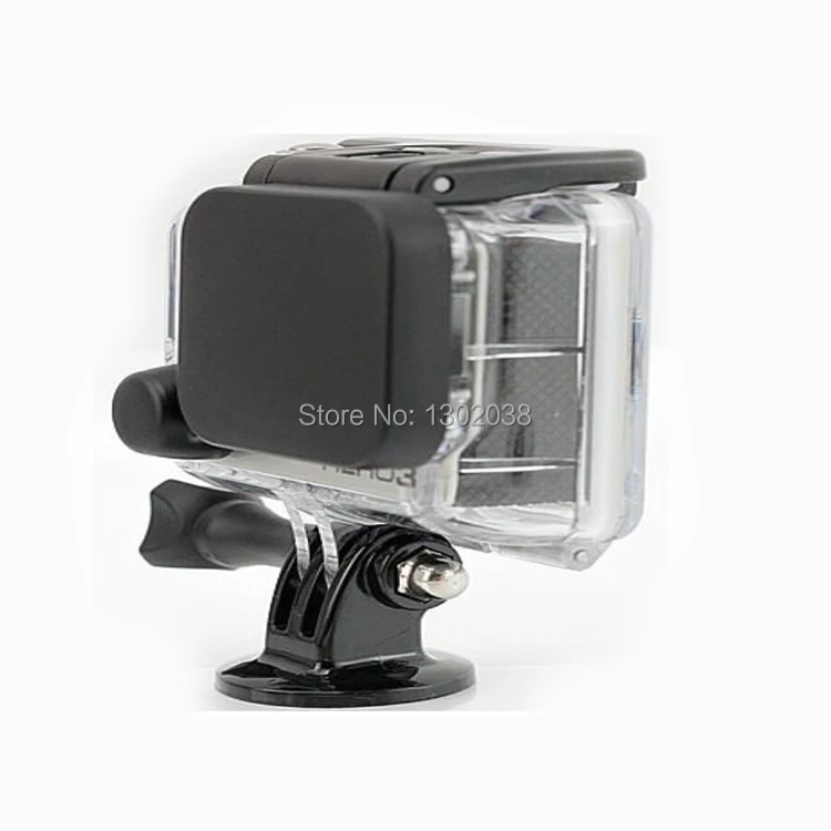 Черная защитная крышка объектива для Gopro hero 3 с боковой дверью Крышка