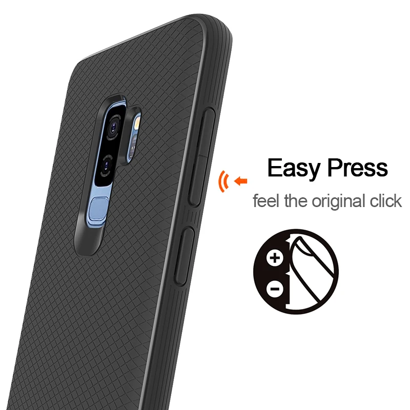 TOIKO влияние защитные чехлы ТПУ для samsung Galaxy S9 плюс S9 противоударный бампер Armor задняя крышка геометрический текстурированные Shell