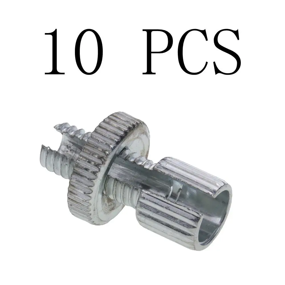 WHITE 10PCS 10 шт. мотоциклетный кабель регулятор сцепления регулировочные винты m8x1.25 мм для тормоза рычаг сцепления для Honda Yamaha Kawasaki Dirt Bike Ktm - Цвет: WHITE 10PCS
