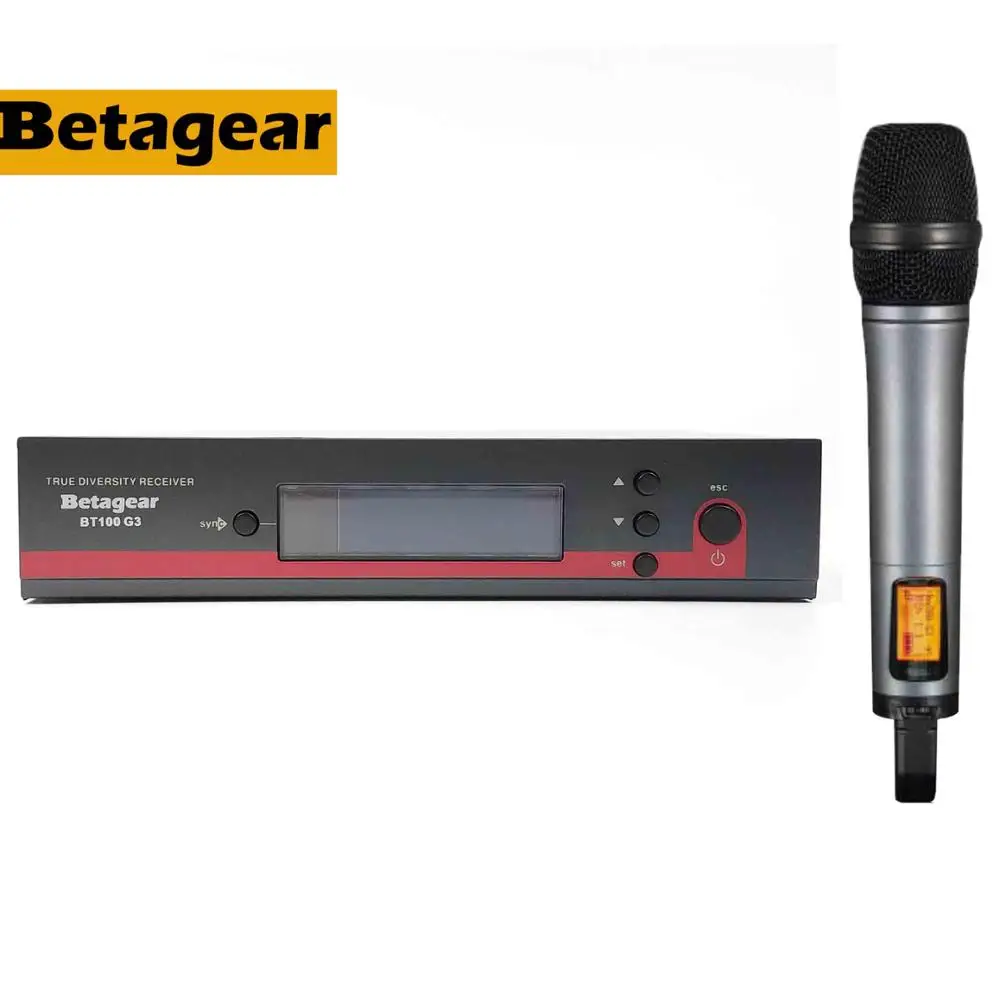Betagear 135g3 100g3 беспроводной набор с микрофоном, передатчиком для выступлений сценический микрофон ручной микрофон сборный для in ear monitor sytem - Цвет: handheld mic