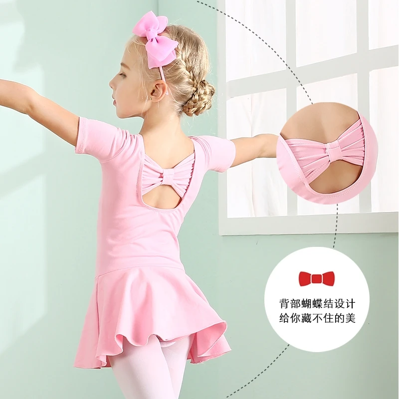 Child Ballet Leotard For Kids 2017 New Summer Pure Cotton Children Dance Clothing Daily Dancing Practice Skirt | Тематическая