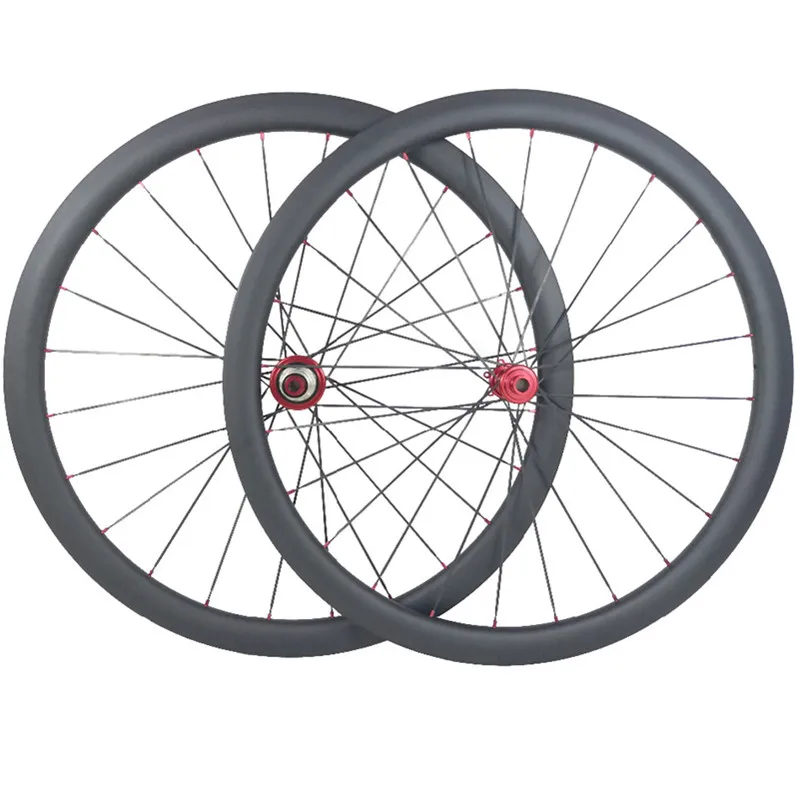 

60mm Tubeless 25mm carbon road wheels cx32 hubs 1420 Spoke bicycle wheel 1710g 3K UD carbon wheels disc brake 700c