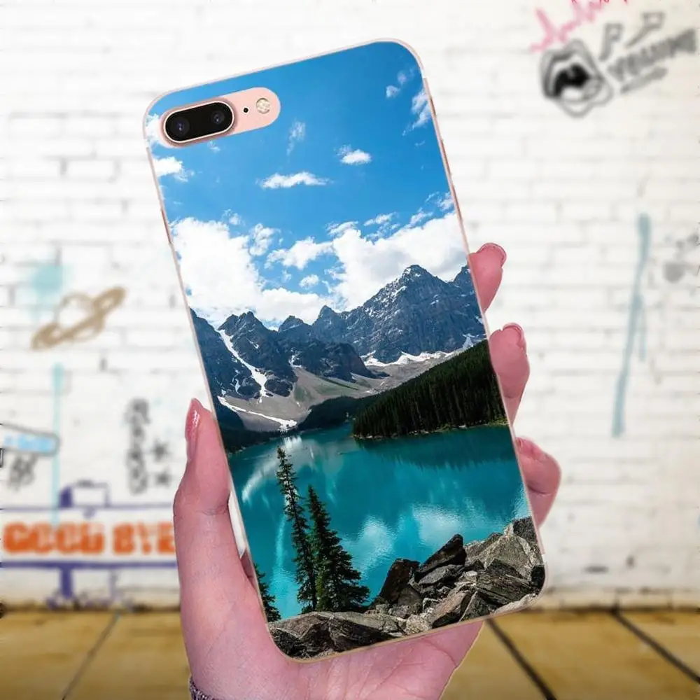 Для Galaxy J1 J2 J3 J330 J4 J5 J6 J7 J730 J8 2015 2016 2017 2018 mini Pro TPU телефон Зимний снег горы Sceneary