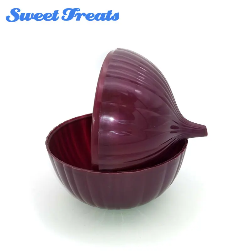 Пластиковый прозрачный контейнер для лука Sweettreats в форме лампы свежего и