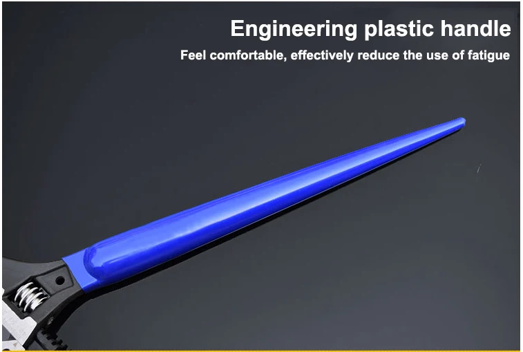 

UNeefull 4 in 1 Multi-function 12"opening adjustable wrench,Pipe wrench, crowbar, hammer function,Max 40mm Opening Nut Spanner