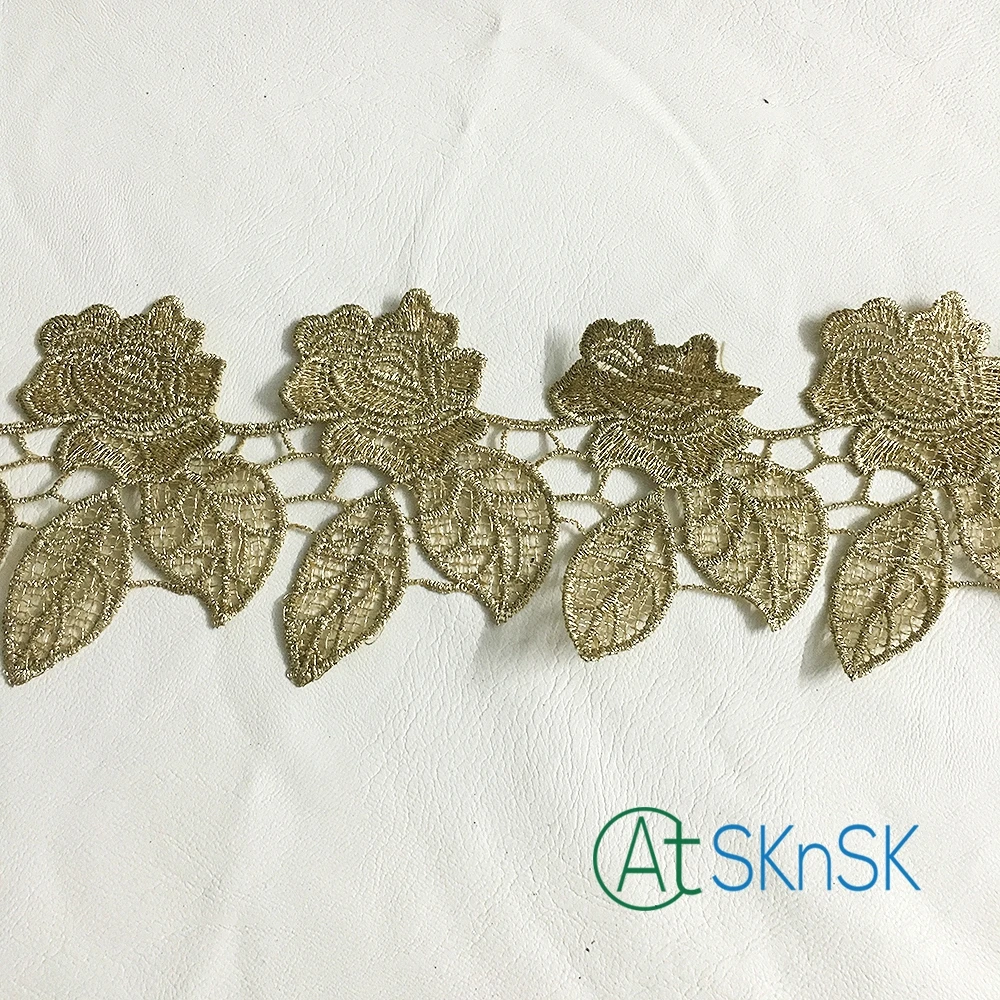 Новейшие lace50 двор 7 см ширина благородный продукты нигерийских платье кружевной