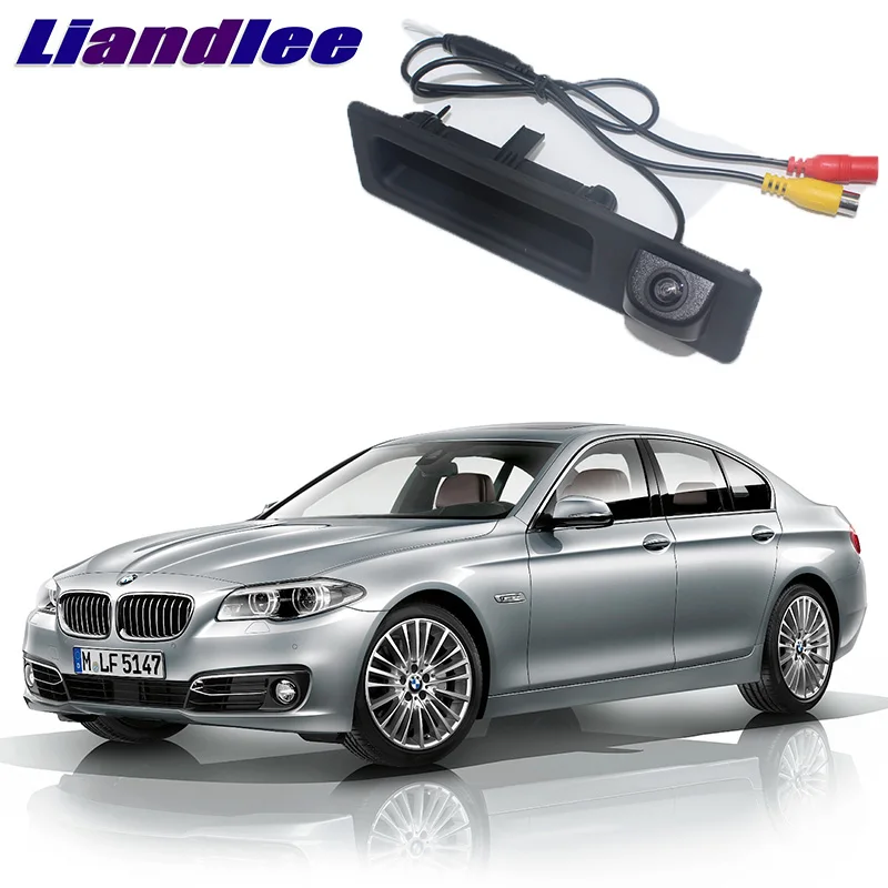 LiandLee Автомобильная камера заднего вида с ручкой багажника для BMW 5 Series F10 F11 F07 2010 ~