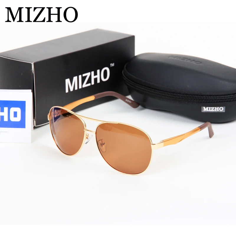 

MIZHO Visual Travel Use Sunglasses Men Polarized Aluminum IP Vacuum Plating UV400 Polaroid Sunglass Classic