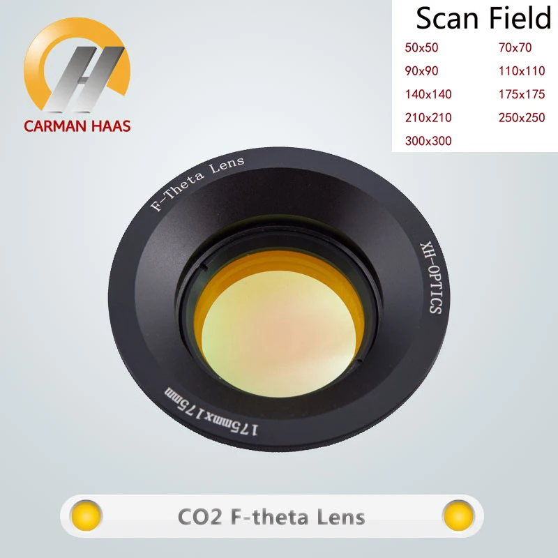Лазерный сканер Carmanhaas Co2 F Theta диаметром 140*140 мм 48 мм|Линзы| |