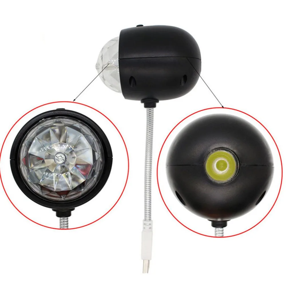LED Stage Light Sound Control Crystal Magic Disco DJ KTV Party Lamp | Освещение