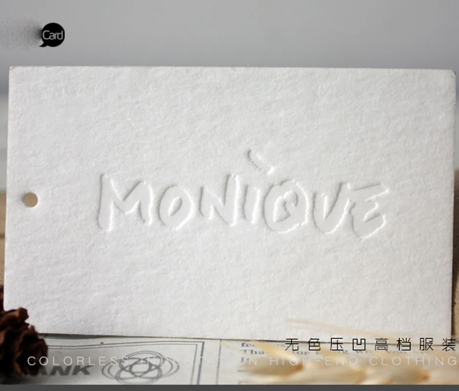 

Factory Price Custom 200 pieces Cotton Card Tags