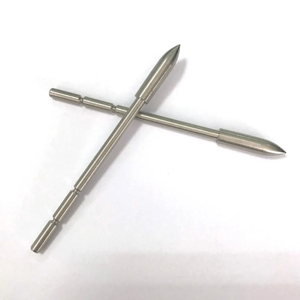 

6/12pc 80gr - 120gr break-off arrowhead ID4.25/3.2/3.18mm for Easton mix carbon arrow Target point Field Tips broadhead 304SS