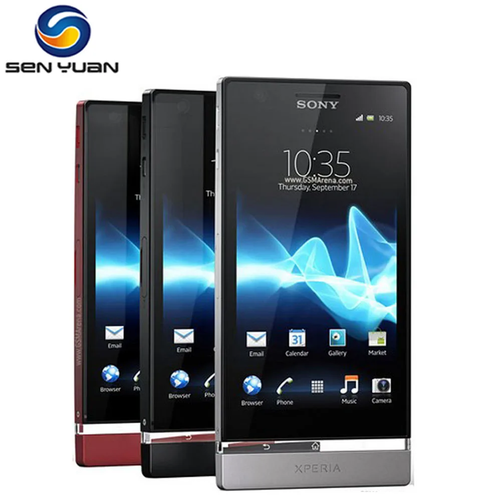 Мобильный телефон Sony Xperia P LT22i, 4,0 дюймов, двухъядерный, 1 ГБ ОЗУ, 16 Гб ПЗУ, 8МП камера, разблокированный, lt22, сотовый телефон