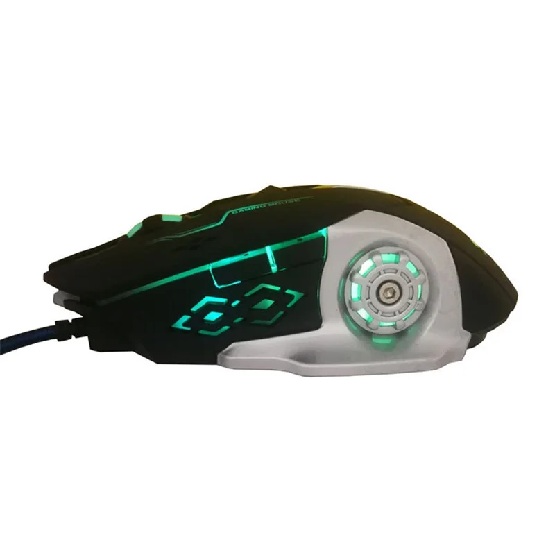 Professional Gamer Gaming Mouse 6D 3200DPI Adjustable Wired Optical LED 6 Keys USB Cable for PC laptop GT | Компьютеры и офис