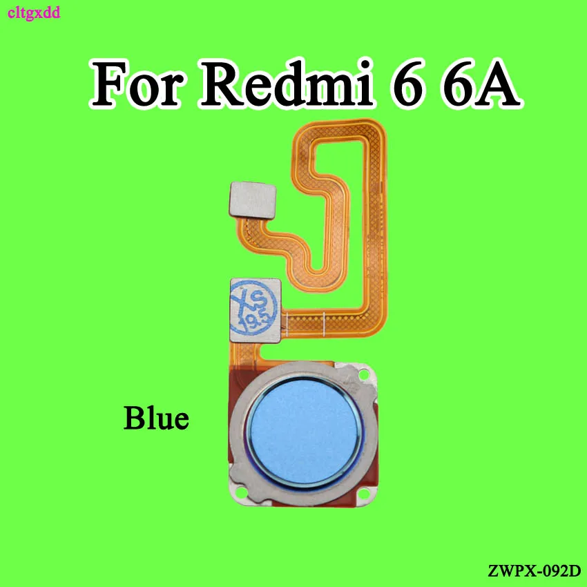 Cltgxdd для Xiaomi Redmi 6A сканер отпечатков пальцев кнопка домой гибкий кабель сенсорный