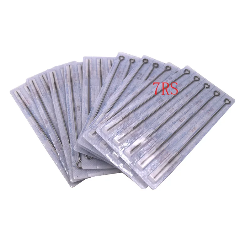 

Good Tattoo Needle 15pcs/Lot Sterilize Tattoo Needles 7RS Tattoo Machine Sterile Disposable Needles wholesale Needles Supplies