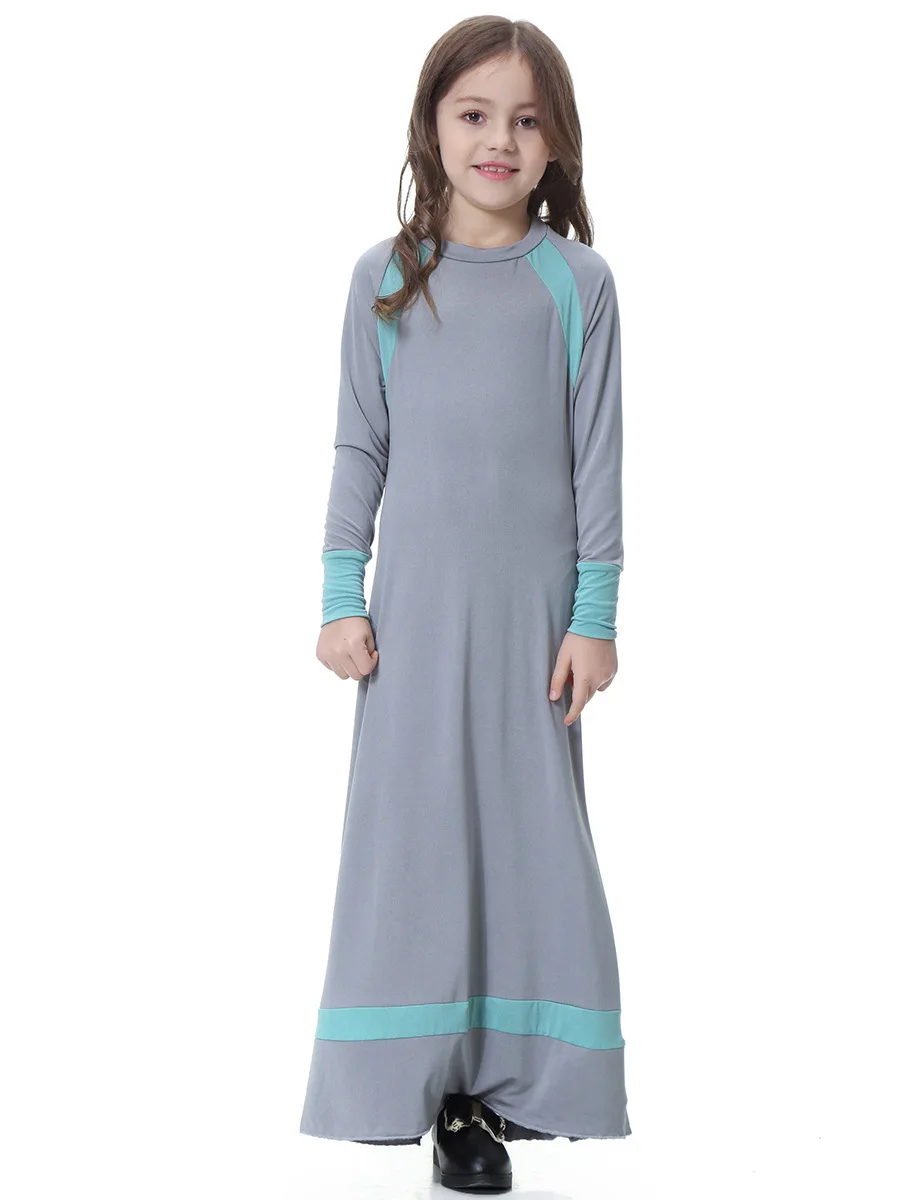 H1306 новейшее платье для девочек с длинными рукавами abaya первоклассная ткань и