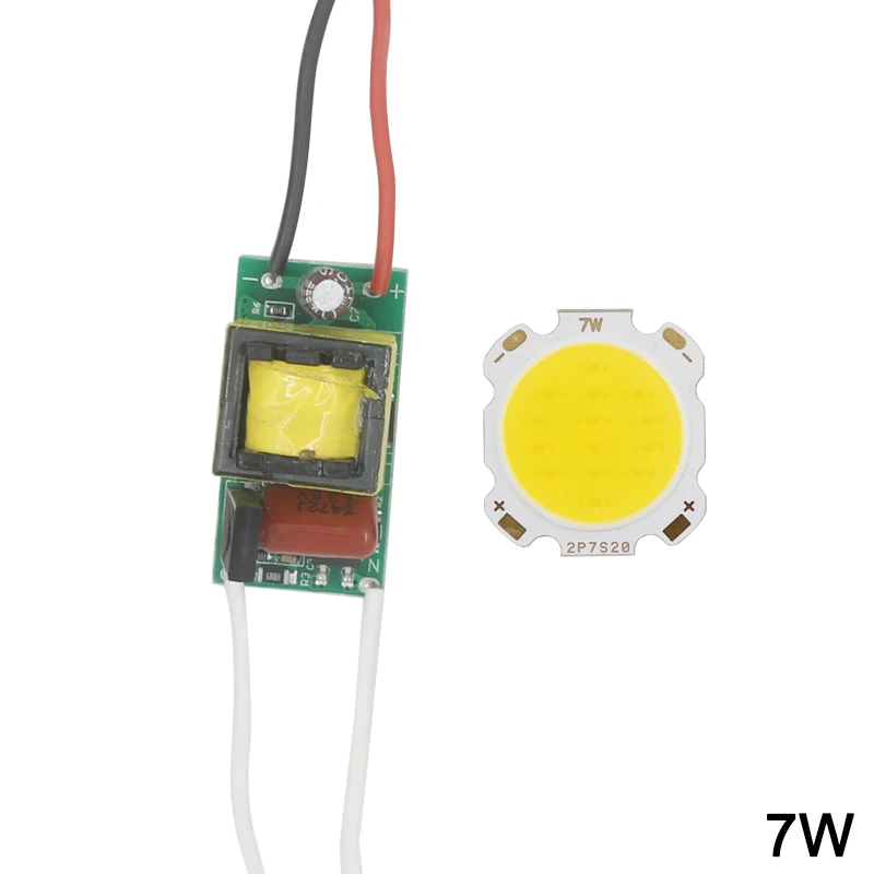 1Set COB LED lamp bulb+AC90-265V dimmable driver power supply transformer for downlight Spotlight dimming brightness | Лампы и