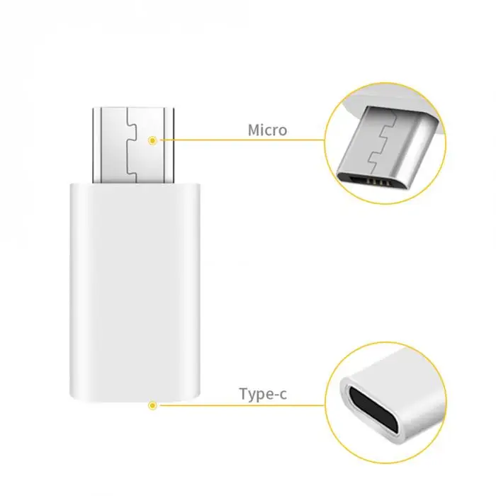 Etmakit Mini USB 3,1 type C Женский к Micro USB Мужской адаптер для зарядного устройства для Macbook Oneplus 2 NK-Shopping