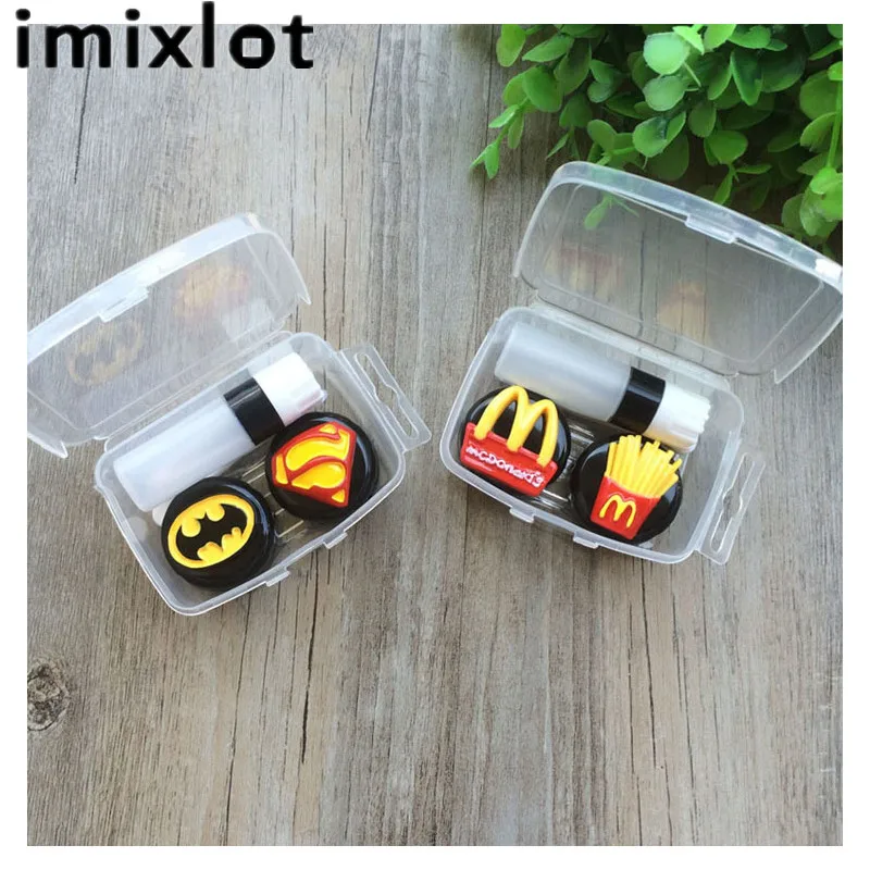 IMIXLOT Модный милый чехол для контактных линз с изображением картофеля из мультфильма контактные линзы для глаз аксессуары для очков