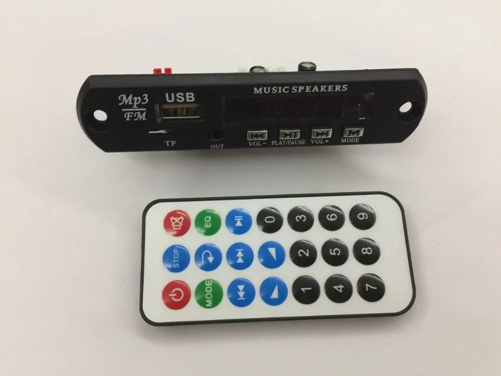 Smart Electronics 4.2Bluetooth MP3Decoder Board 12V Wireless Audio Module for Car headphone playback Bluetooth hands-free call |