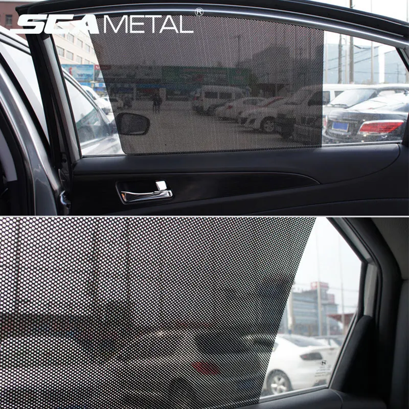 Car Sticker Window Sun Shades Covers UV Protector 2Pcs Door Glass Windshield PVC Visor Shield Solar Universal Auto Accessories | Автомобили