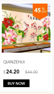 QIANZEHUI, Рукоделие, сделай сам, вода, восходящий рассвет, восходящий крест, возможность стучать Dream home, вышивка крестиком, настенная домашняя Декорация