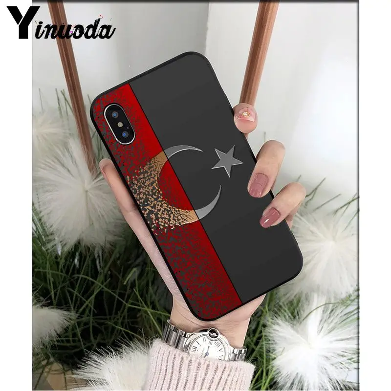 Yinuoda флаг Турция Стамбул Анталья Мустафа волк чехол для телефона Apple iPhone 8 7 6 6S Plus X