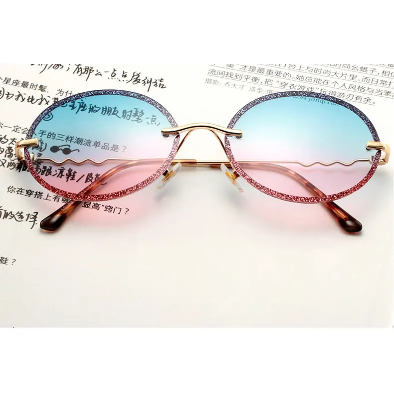 Женские Маленькие Круглые Солнцезащитные очки MINCL дизайнерские Винтажные с