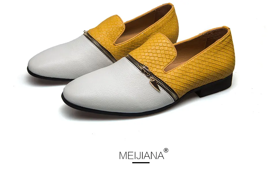 MEIJIANA/мужская повседневная обувь; брендовая дышащая обувь для походов; коллекция года; городской итальянский дизайн; обувь на плоской подошве на молнии; мужская обувь