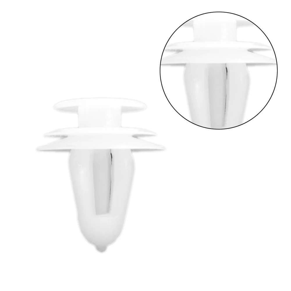 100 шт. автомобильный пластиковый фиксатор с заклепками нажимной зажим 9 мм