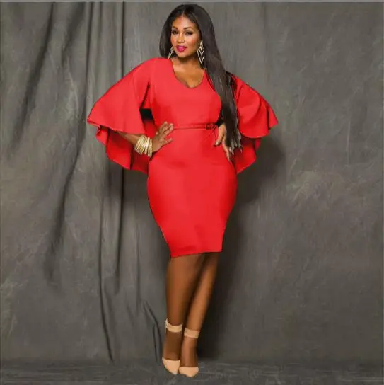 Женское платье рубашка однотонное вечернее карандаш большого размера ZN277 для