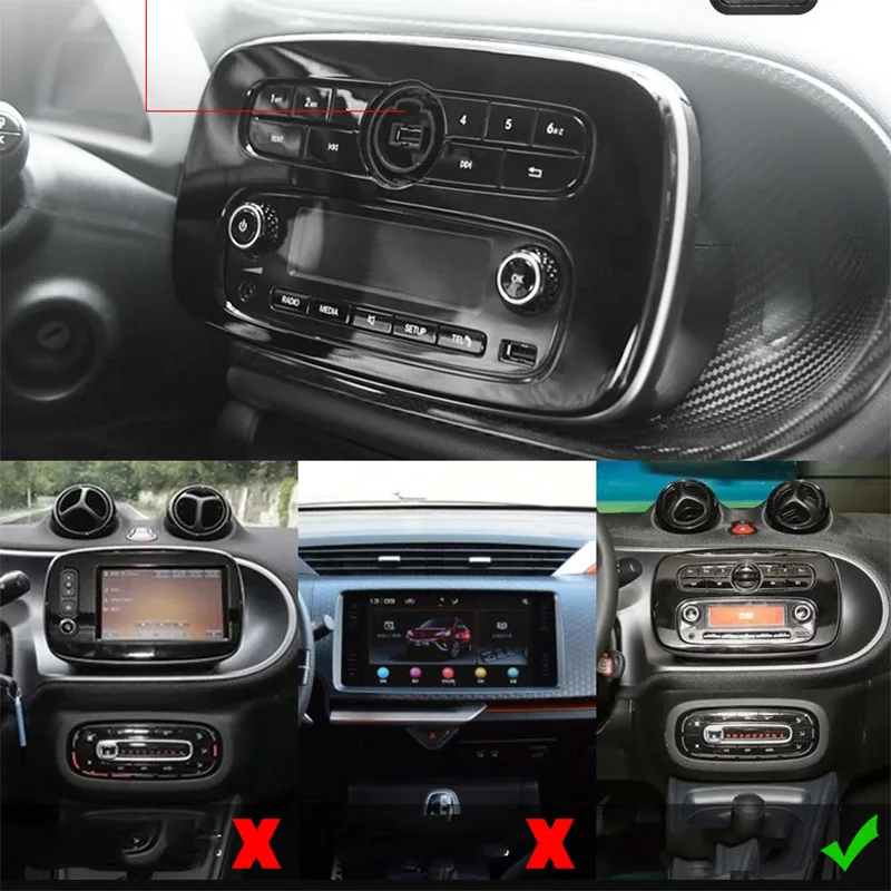 2015 + Новый для smart 453 модель Forfour Fortwo мобильный телефон держатель обеспечивает