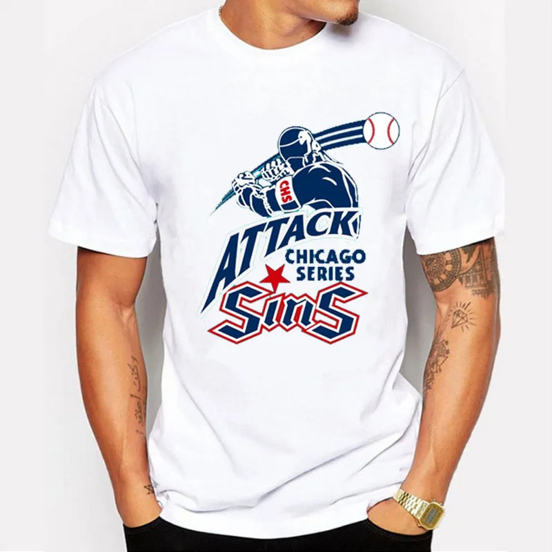 2017 Новая мода и личности Бейсбол игроков рубашка с принтом футболки футболка