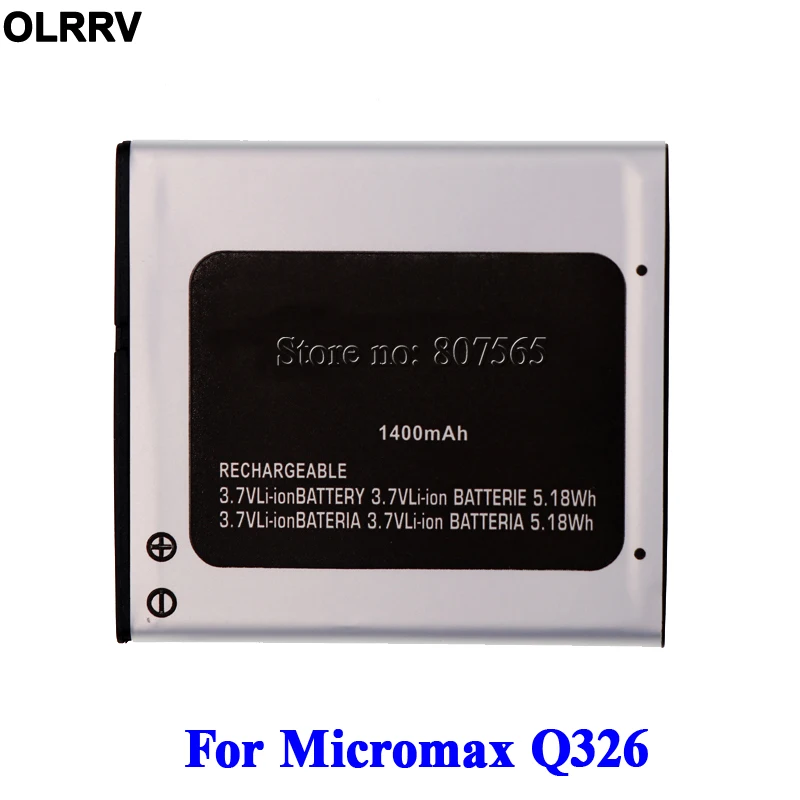 Аккумулятор для Micromax Q326 1400mAh аккумулятор высокого качества | Мобильные телефоны и
