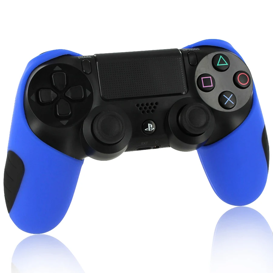 Нескользящий Силиконовый чехол для контроллера PS4 защитный геймпада джойстика + 8