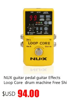 NUX GP-1 портативный усилитель для электрогитары мини усилитель для наушников Встроенный эффект искажений высокое качество гитарные части