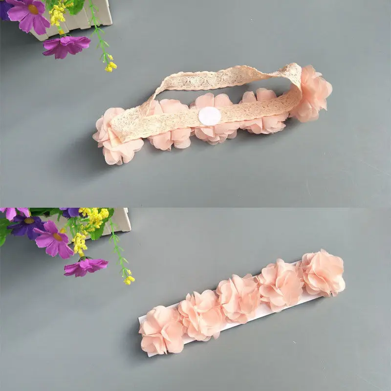 

Newborn Kids Baby Girls Toddler Flower Headband Hair Band Headwear Accessories